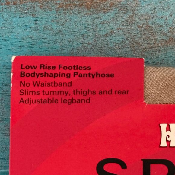 Spanx Low Rise Footless Bodyshaping Pantyhose Size B Nude 1 New In Package - Picture 2 of 5